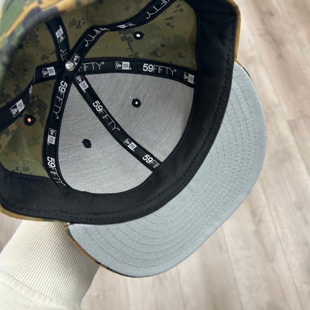 New Era 59FIFTY San Francisco Giants digi camo fitted hat cap size 7 1/4 B25 - Picture 5 of 6